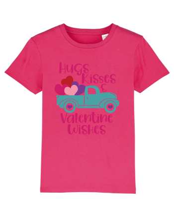 Hugs Kisses and Valentine Wishes Raspberry