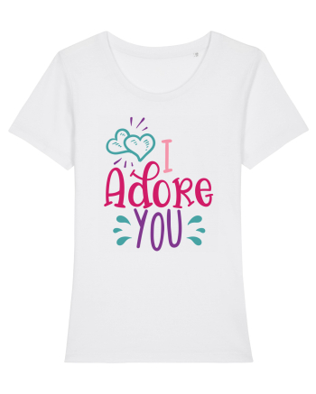 I Adore You White