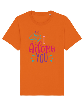 I Adore You Bright Orange