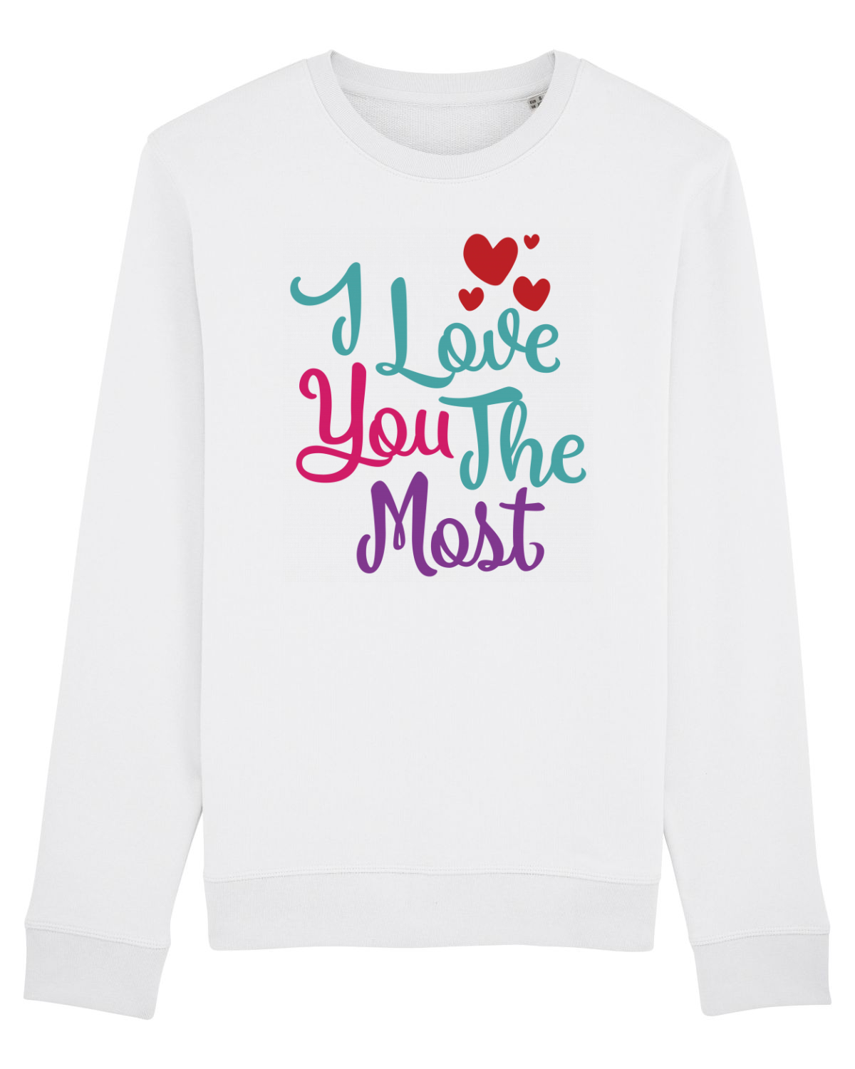 Bluză mânecă lungă Unisex Rise White