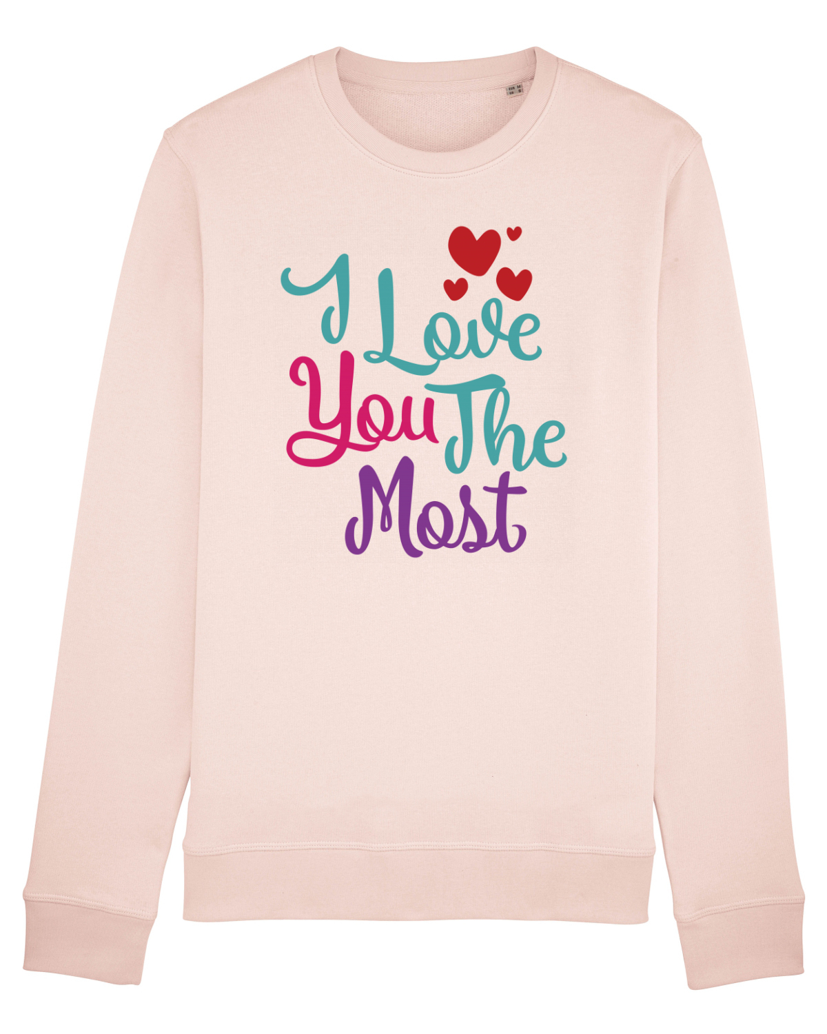 Bluză mânecă lungă Unisex Rise Candy Pink