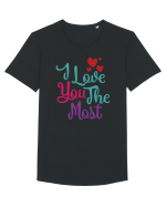 I Love You the Most Tricou mânecă scurtă guler larg Bărbat Skater