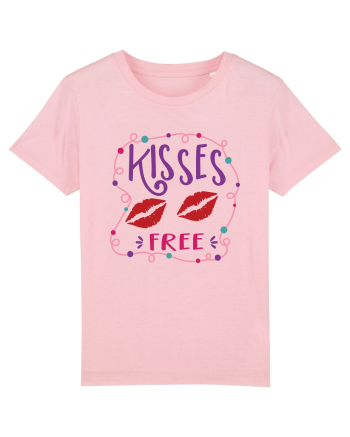 Free Kisses Cotton Pink