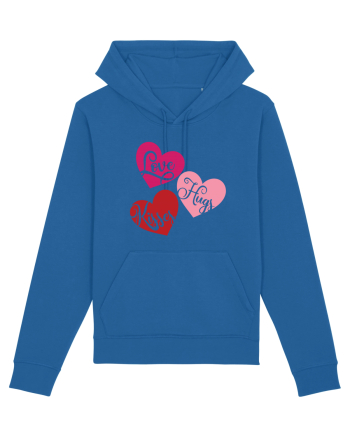 Love Hugs Kisses Royal Blue