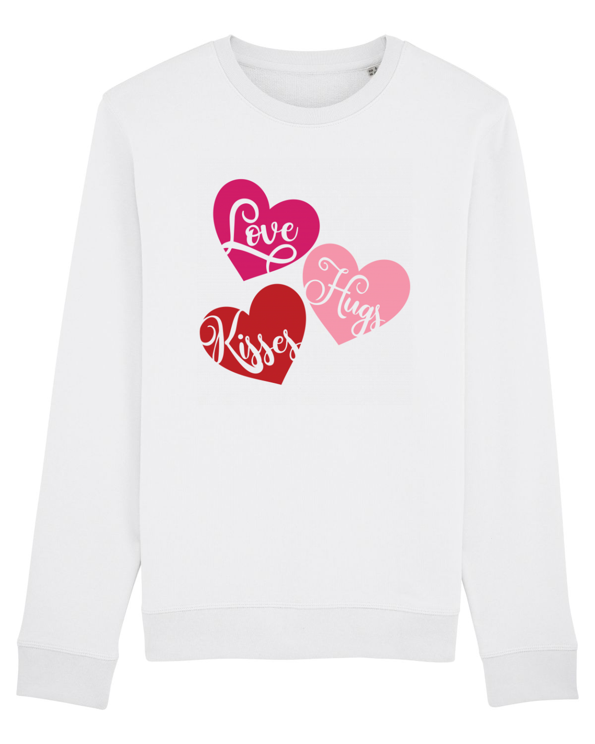 Bluză mânecă lungă Unisex Rise White