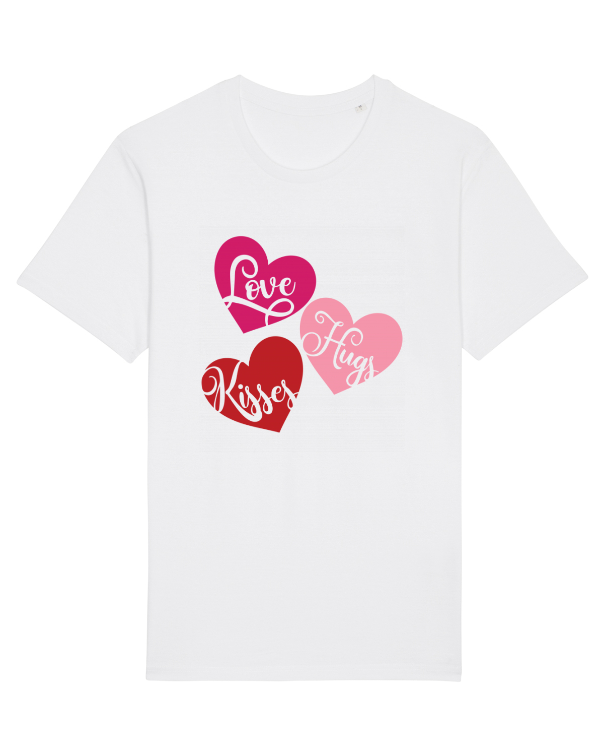 Tricou mânecă scurtă Unisex Rocker White
