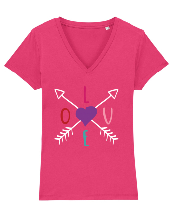 LOVE with Arrows Raspberry