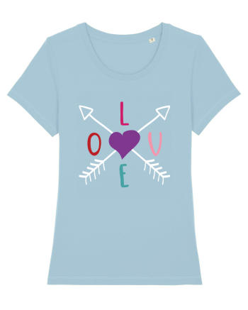 LOVE with Arrows Sky Blue