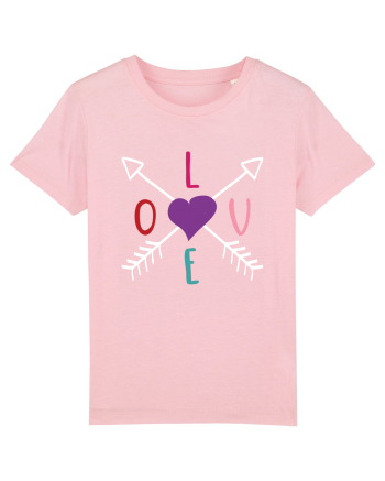 LOVE with Arrows Cotton Pink