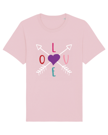 LOVE with Arrows Cotton Pink