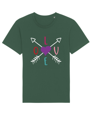 LOVE with Arrows Bottle Green