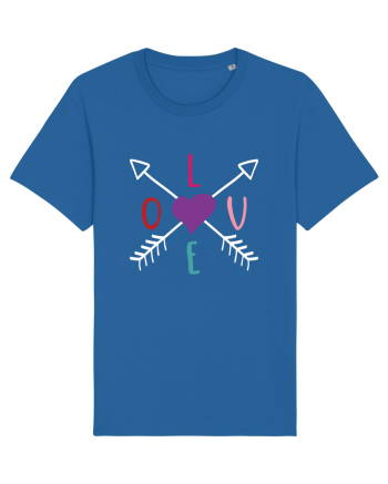 LOVE with Arrows Royal Blue