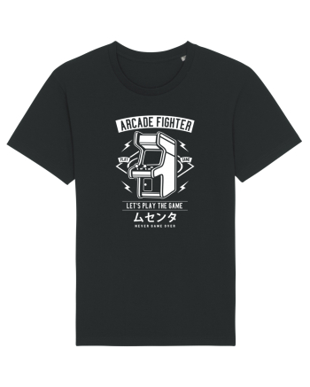 Arcade Fighter Gamer White Black