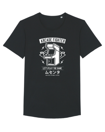 Arcade Fighter Gamer White Black