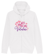 Will you be my Valentine Hanorac cu fermoar Unisex Connector