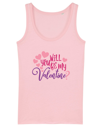 Will you be my Valentine Cotton Pink
