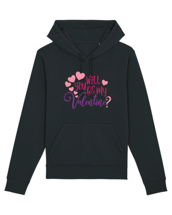 Will you be my Valentine Black