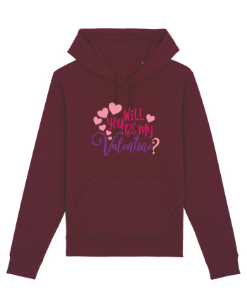 Will you be my Valentine Burgundy