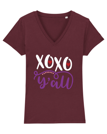 XOXO Yall Burgundy