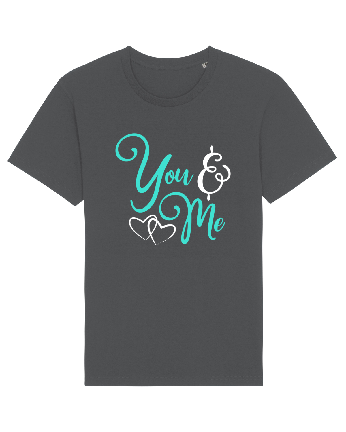 Tricou mânecă scurtă Unisex Rocker Anthracite