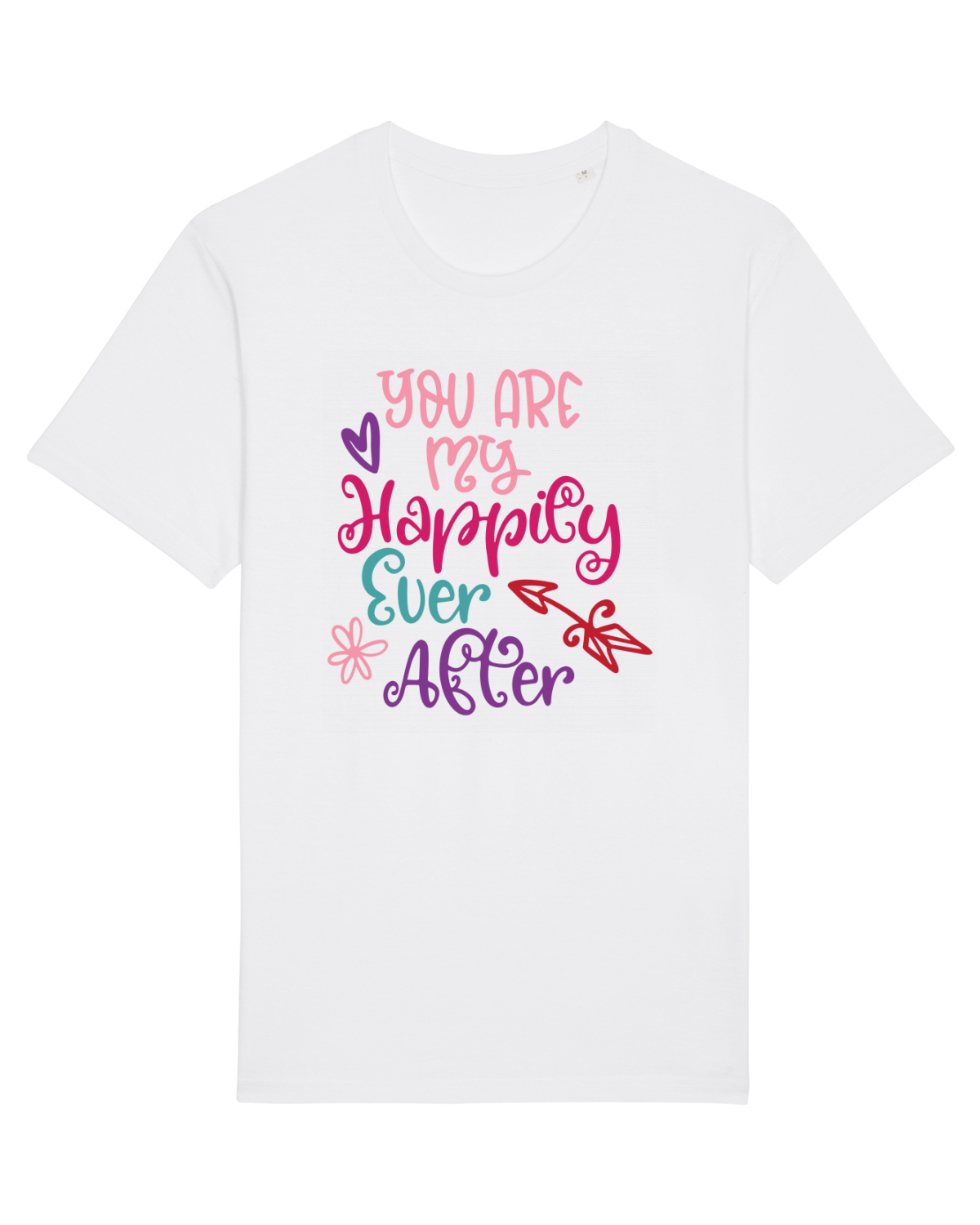 Tricou mânecă scurtă Unisex Rocker White