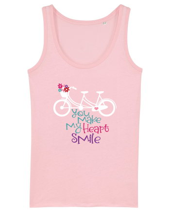 You Make my Heart Smile Cotton Pink