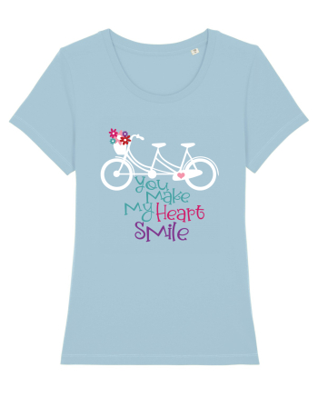 You Make my Heart Smile Sky Blue