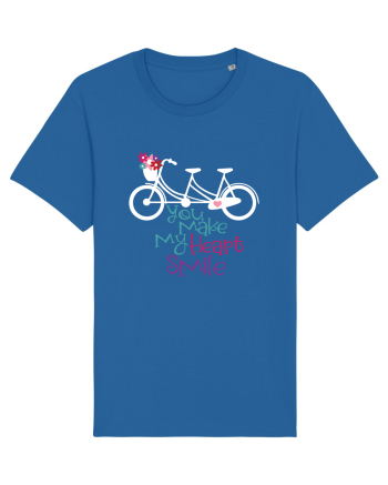 You Make my Heart Smile Royal Blue