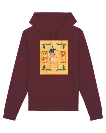 Zeu Egiptean Anubis Burgundy