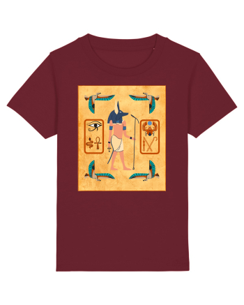 Zeu Egiptean Anubis Burgundy