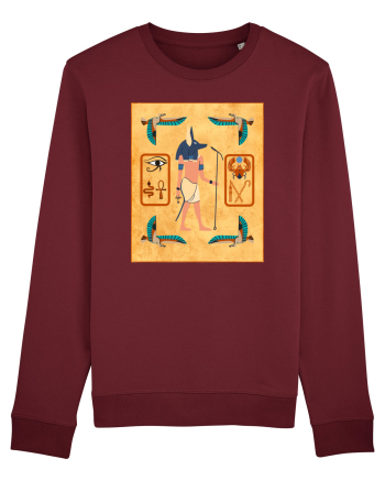 Zeu Egiptean Anubis Burgundy