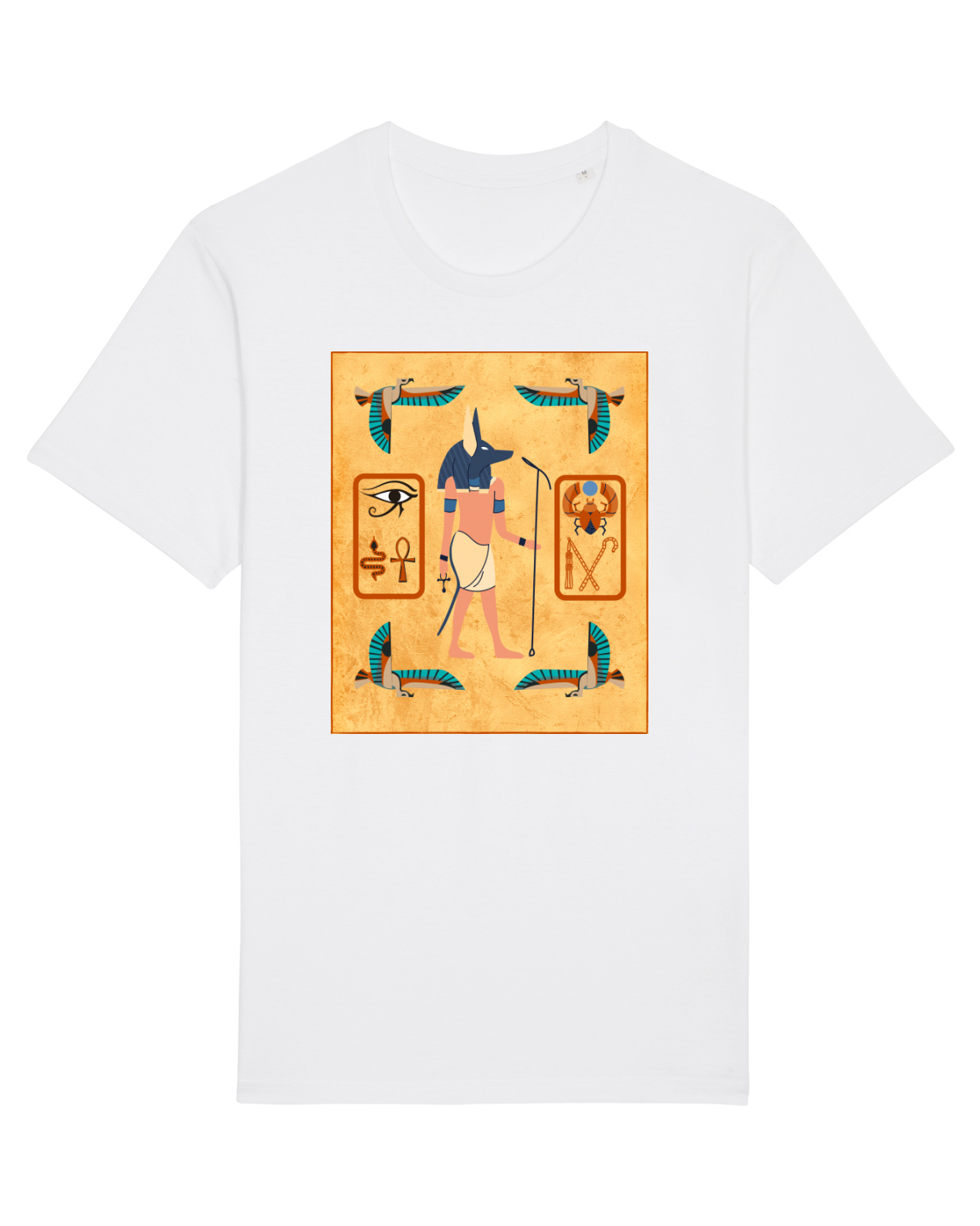Tricou mânecă scurtă Unisex Rocker White