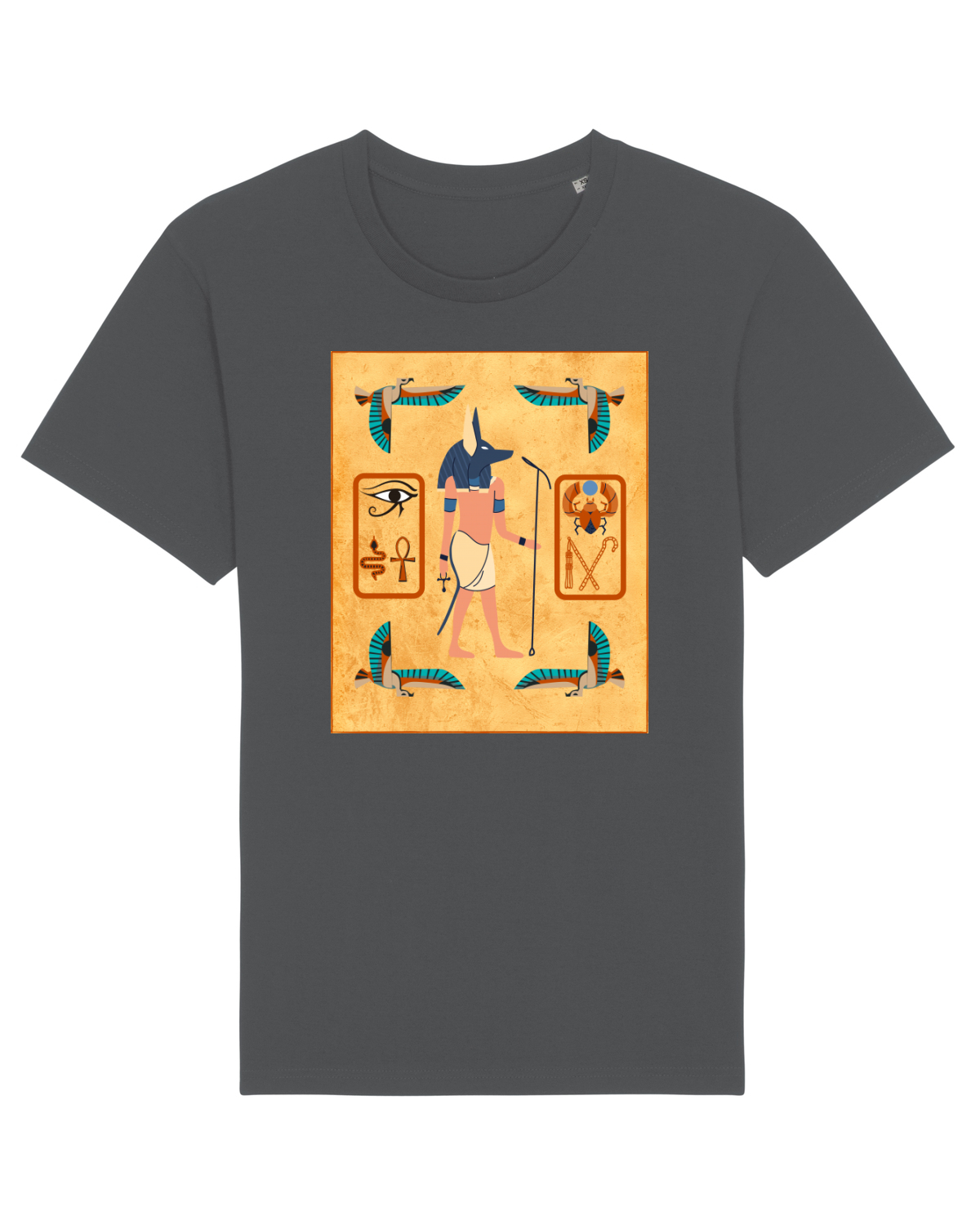 Tricou mânecă scurtă Unisex Rocker Anthracite