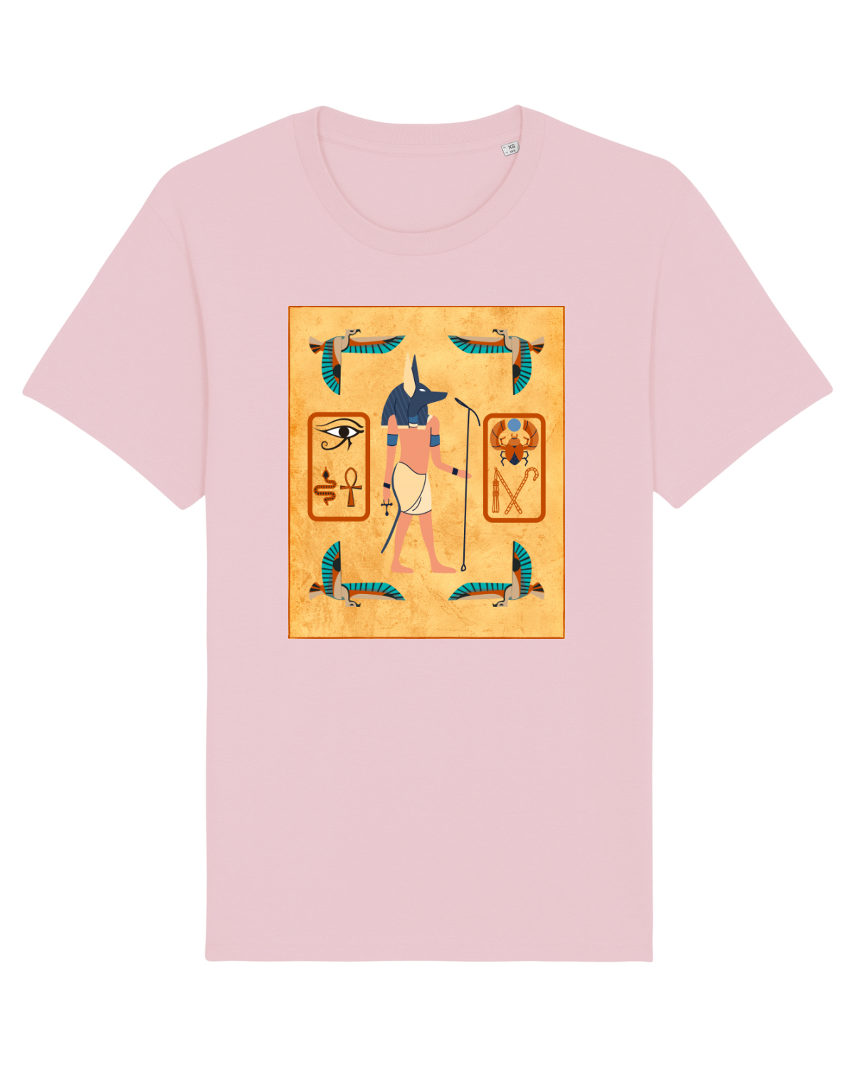 Tricou mânecă scurtă Unisex Rocker Cotton Pink