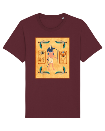 Zeu Egiptean Anubis Burgundy
