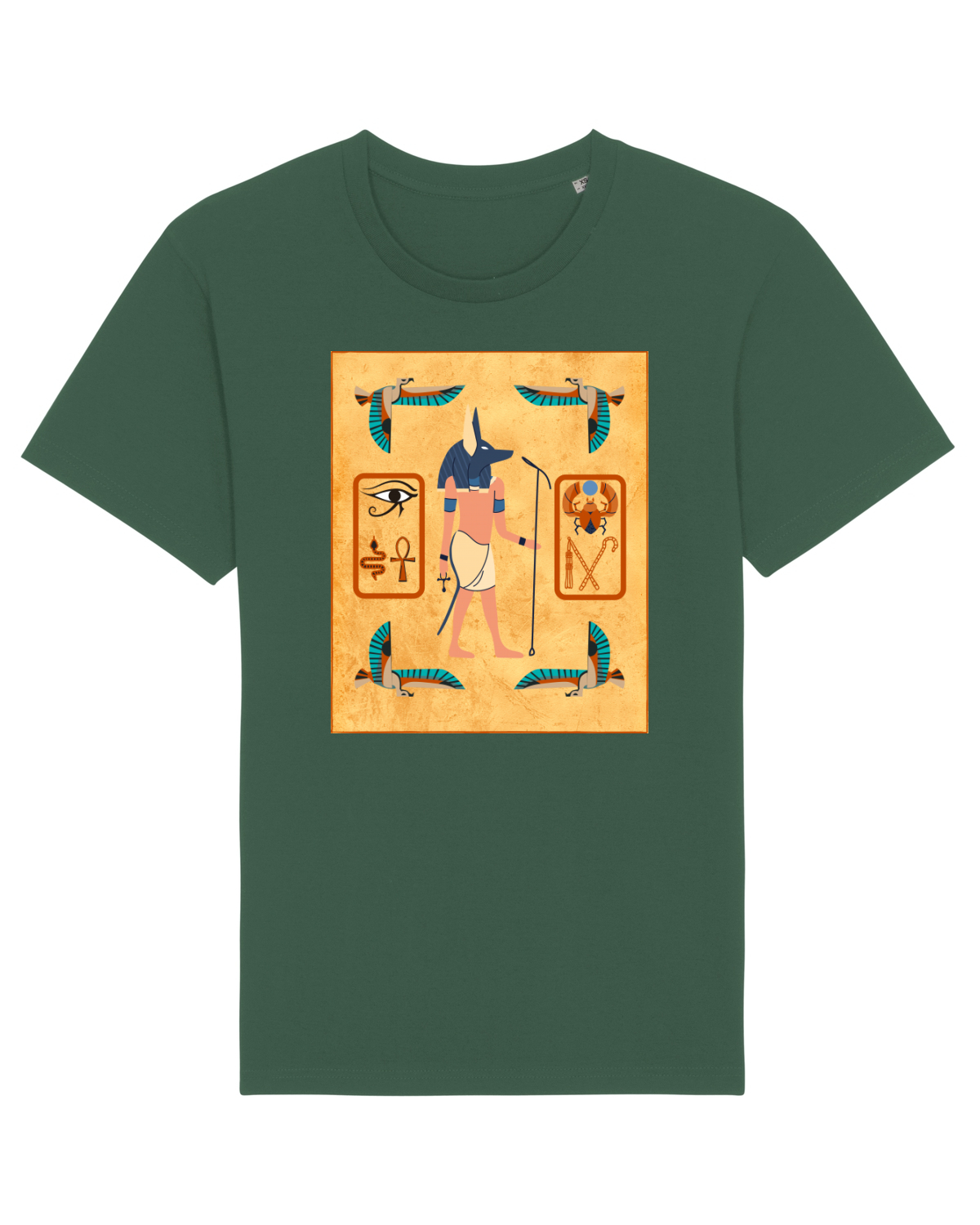 Tricou mânecă scurtă Unisex Rocker Bottle Green