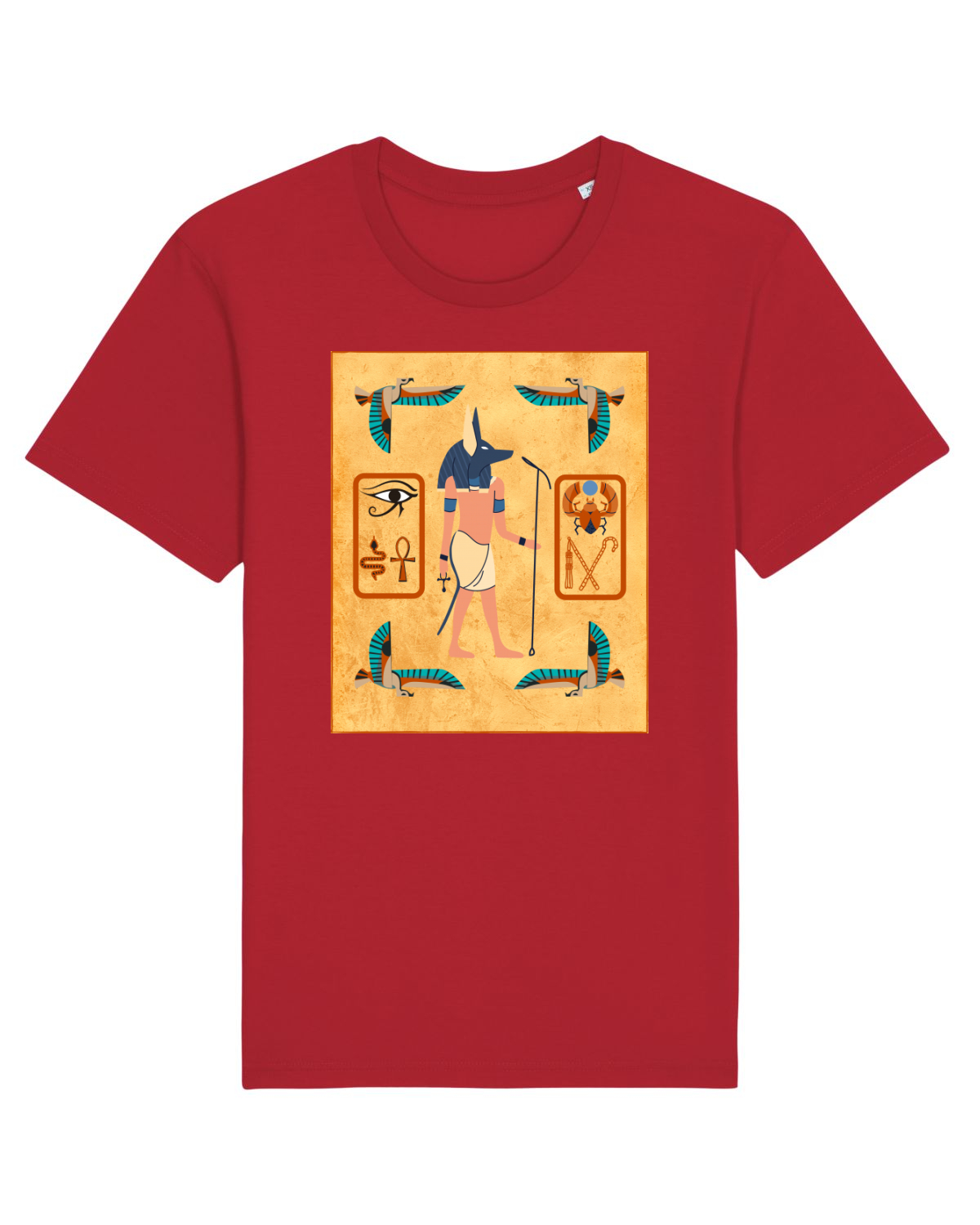 Tricou mânecă scurtă Unisex Rocker Red