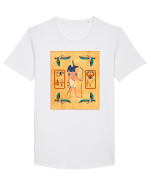 Zeu Egiptean Anubis Tricou mânecă scurtă guler larg Bărbat Skater