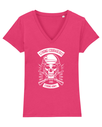 Strong Army Skull White Raspberry