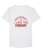 Happy Valentine's Classic Retro Tricou mânecă scurtă guler larg Bărbat Skater