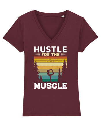 Hustle For The Muscle Gymnastics Burgundy
