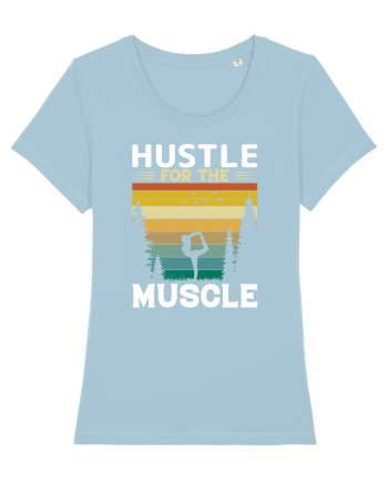 Hustle For The Muscle Gymnastics Sky Blue