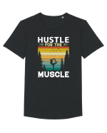 Hustle For The Muscle Gymnastics Tricou mânecă scurtă guler larg Bărbat Skater