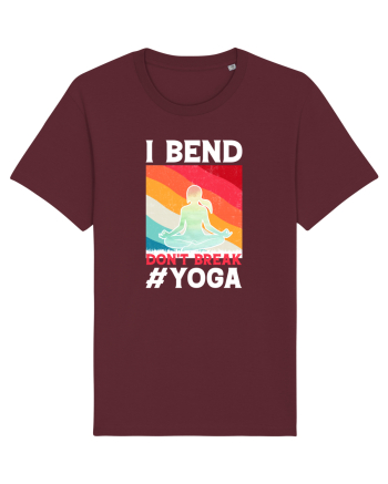 I Bend Don't Break Yoga Burgundy