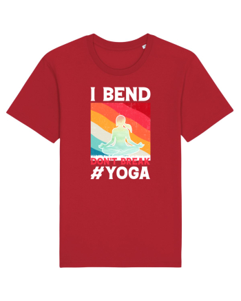 I Bend Don't Break Yoga Red