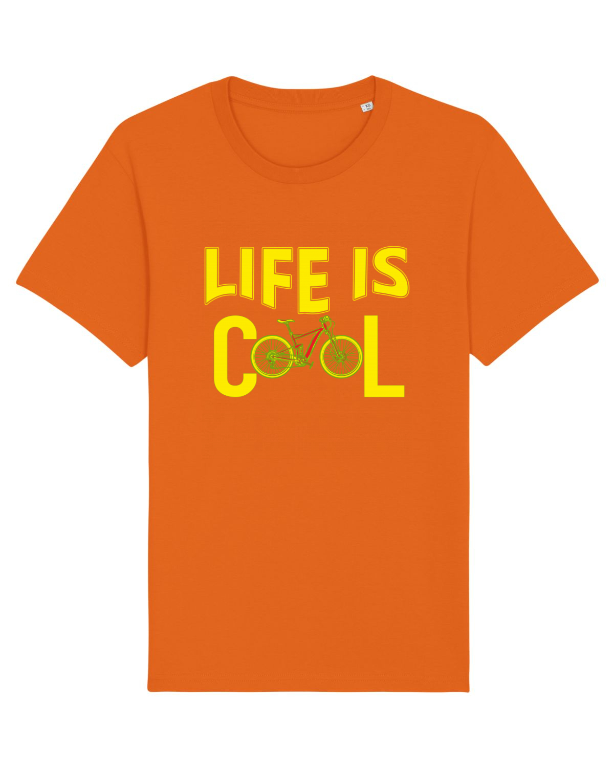 Tricou mânecă scurtă Unisex Rocker Bright Orange