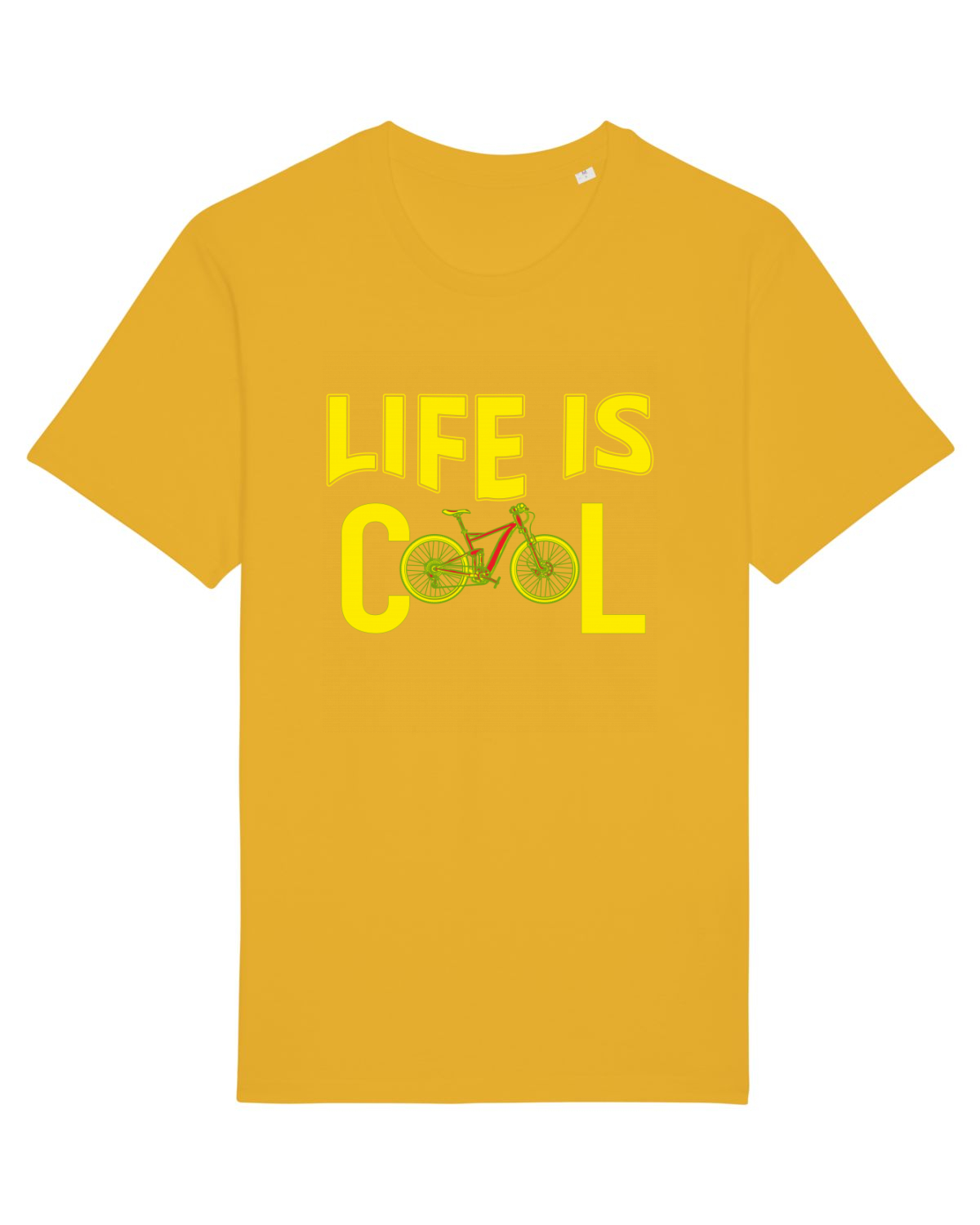 Tricou mânecă scurtă Unisex Rocker Spectra Yellow