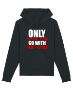 Only Dead Fish Go With The Flow Hanorac Unisex Drummer