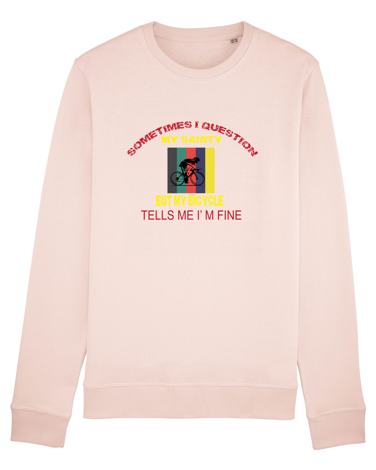 Bluză mânecă lungă Unisex Rise Candy Pink