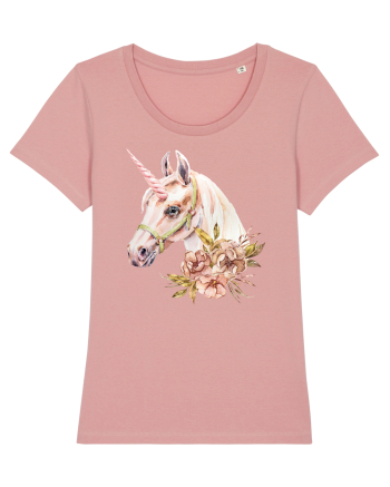 Watercolor Flower Unicorn Canyon Pink